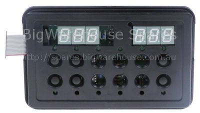 Keypad unit dishwasher H63/373E/144E buttons 6 L 158mm W 103mm