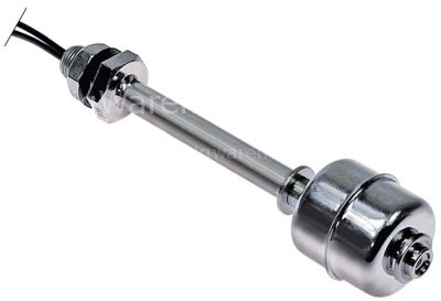 Float switch thread 1/8" 1NO ø 28mm L 116mm mounting ø 10mm 220V
