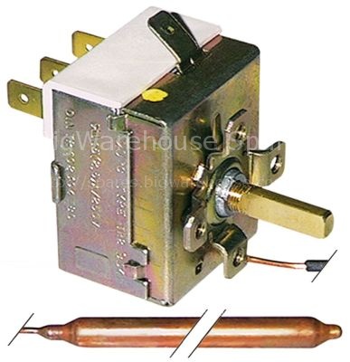 Thermostat t.max. 90°C temperature range 0-90°C 1-pole 1CO 16A p