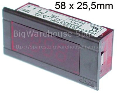 Thermometer DIXELL XT11S mounting measurements 58x25.5mm 24V vol