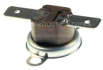 Bi-metal thermostat hole distance 23,5mm 1NC 1-pole connection F
