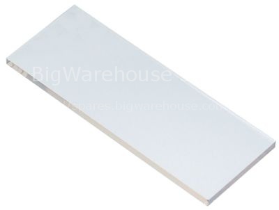 Lamp glass L 105mm W 40mm thickness 4mm