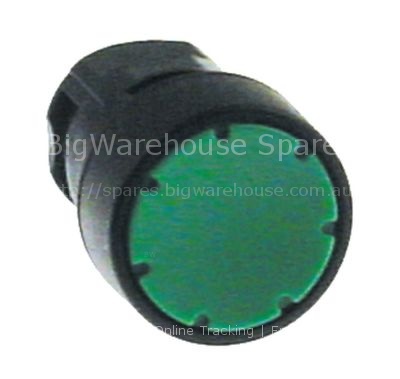 Push button mounting measurements ø16mm green
