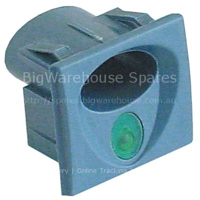 Element holder blue-grey mounting pos. centre illuminable