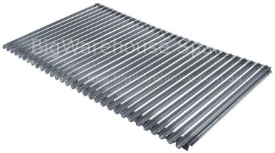 Chargrill grid L 785mm W 490mm stainless steel