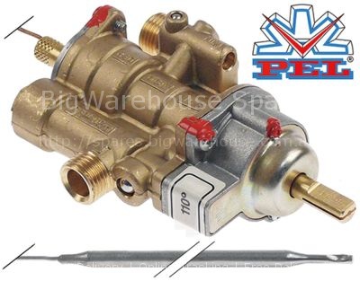 Gas thermostat PEL type 25ST"V" up to 110°C gas inlet M16x1.5 (t
