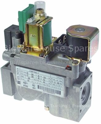 Gas valve SIT series  230V 50Hz gas inlet 1/2" gas outlet 1/2" p