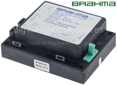 Ignition box BRAHMA type CM11F electrodes 2  waiting time 1,5 s