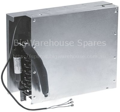Evaporator H 300mm total length 410mm overall width 110mm overal