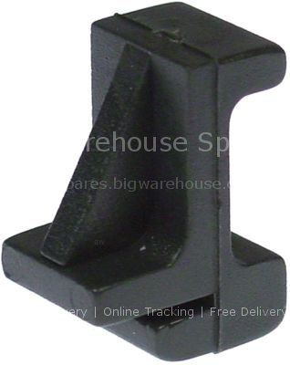 Grid attachment L 20mm H 15,5mm W 11mm plastic