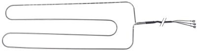 Heating element 160W 220V L 540mm W 170mm tube ø 4,5mm defrostin