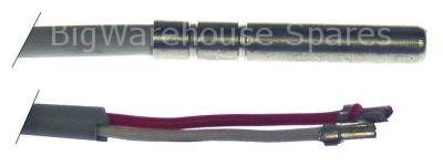 Temperature probe PTC cable silicone probe -50 up to +150°C cabl