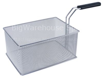 Pasta basket L1 280mm W1 200mm H1 135mm stainless steel