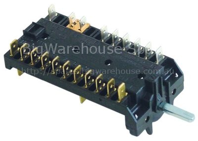 Cam switch 10 operating positions 10NO sequence 0-1-2-3-4-5-6-7-