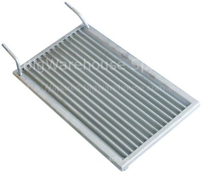 Chargrill grid L 474mm W 280mm H 10mm for chargrill