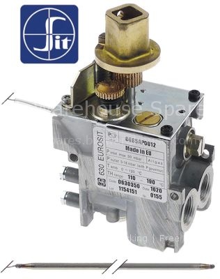 Gas thermostat type 630 Eurosit series t.max. 190°C 110-190°C ga