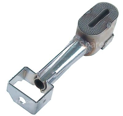 Tubular burner L 265mm W 52mm H 71mm for fryer oval