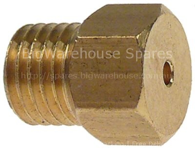 Gas injector thread M6x0.75 WS 7 bore ø 1,3mm