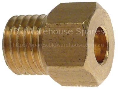 Gas injector thread M6x0.75 WS 7 bore ø 1,34mm