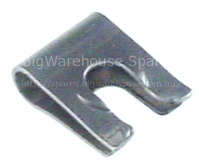 Spring clip for igniter/thermocouple
