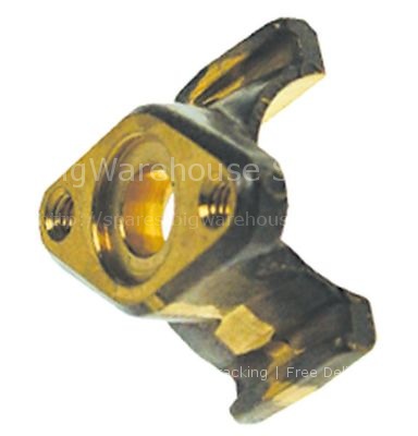 Flange for gas tap