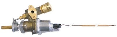 Gas thermostat SABAF t.max. 300°C gas inlet pipe flange bypass n