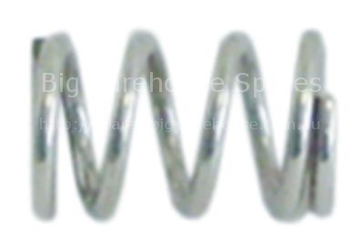 Compression spring ø 11,3mm L 18mm wire gauge ø 1,5mm