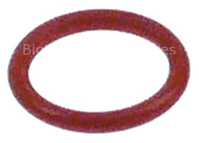 O-ring silicone thickness 1mm ID ø 6mm Qty 1 pcs