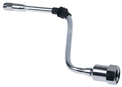 Steam tap with tube handle thread 3/8" IT H 205mm W 135mm tube ø