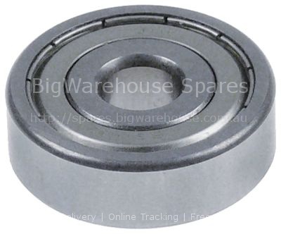 Deep-groove ball bearing shaft ø 10mm ED ø 35mm W 11mm type 6300