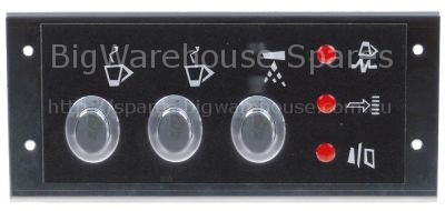 Switch panel complete L 158mm W 70mm buttons 3 for Astoria / Weg