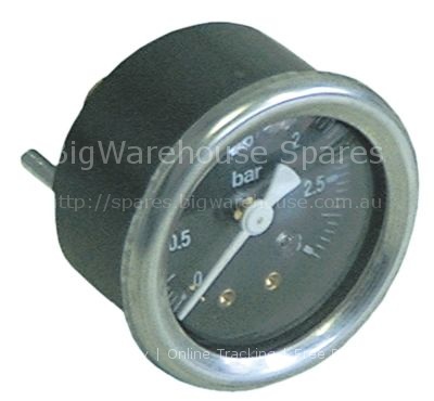 Manometer ø 51mm pressure range 0 up to 3bar thread 1/4" marking