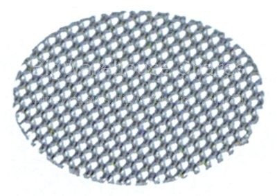 Fine filter flat 11mm H 0,25mm