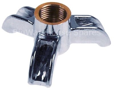 Filter holder spout thread 3/8" 3-way curved