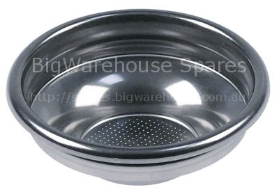 STAINLESS STEEL FILTER 1 CUP AND / 61 WITH CANALINO