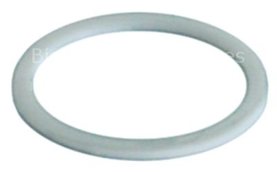 Flat gasket PTFE ED ø 36,5mm ID ø 30,5mm thickness 2mm Qty 1 pcs