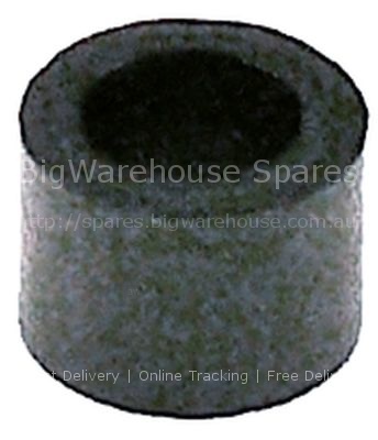 Shaft sealing D1 ø 12,5mm D2 ø 7,9mm thickness 8,8mm rubber for