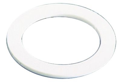 Flat gasket PTFE ED ø 57mm ID ø 42mm thickness 3mm Qty 1 pcs equ