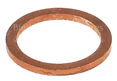 Flat gasket copper ED ø 25,8mm ID ø 20,4mm thickness 2mm