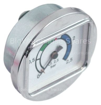 Manometer ø 58mm pressure range 0 up to 2.5bar connection on the
