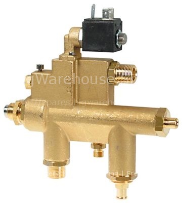 Intake valve complete with solenoid valve