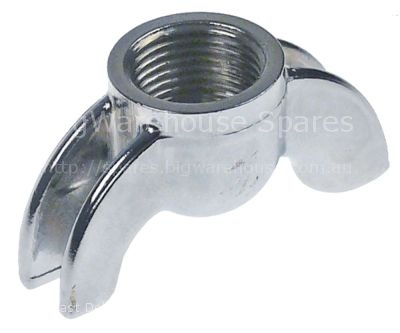 Filter holder spout thread 3/8" 2-way curved outlet distance 33m