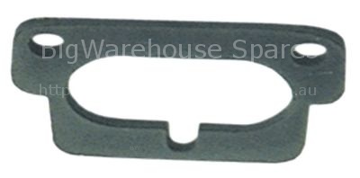 Group gasket L 76mm W 50mm thickness 3mm hole distance 60mm suit