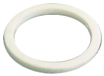 Flat gasket PTFE ED ø 41mm ID ø 33mm thickness 3mm size 1" Qty 1