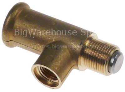 Intake valve L 63mm inlet 1/4" outlet 3/8"