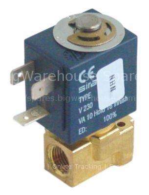 Solenoid valve 2-ways 230VAC connection 1/8" DN 1,6mm