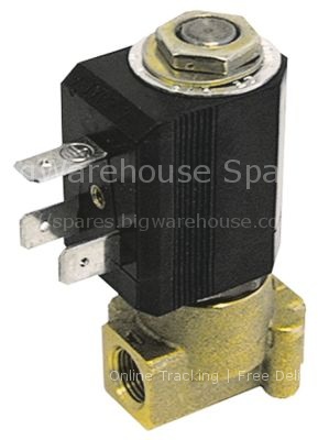 Solenoid valve 2-ways 230VAC connection 1/8" L 30mm DN 2,5mm sli