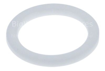 Flat gasket PTFE ED ø 24mm ID ø 18mm thickness 2mm Qty 1 pcs