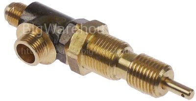 Steam/water tap inlet 1/4" outlet 3/8" brass