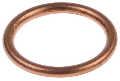 Gasket copper ED ø 28mm ID ø 22mm thickness 3mm Qty 1 pcs